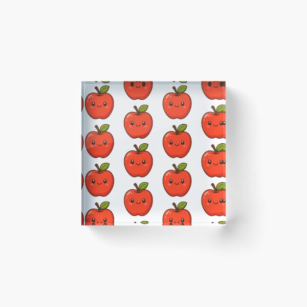 Item preview, Cute Smiling Cartoon Apple designed and sold by nada-art.