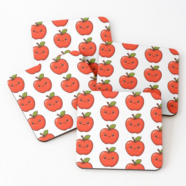 Item preview, Cute Smiling Cartoon Apple designed and sold by nada-art.