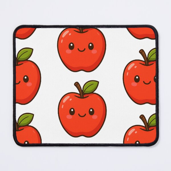Item preview, Cute Smiling Cartoon Apple designed and sold by nada-art.