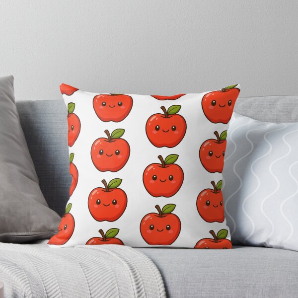 Item preview, Cute Smiling Cartoon Apple designed and sold by nada-art.