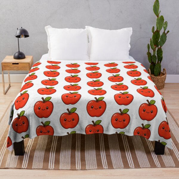 Item preview, Cute Smiling Cartoon Apple designed and sold by nada-art.