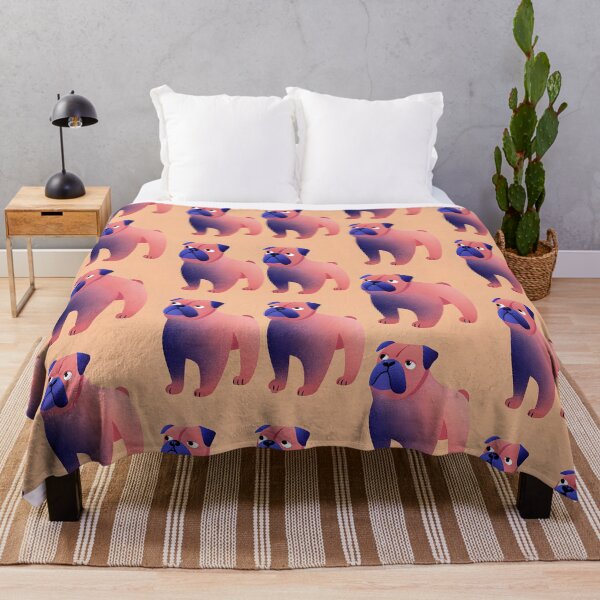 Item preview, Gradient Pug Pattern designed and sold by dreampik.