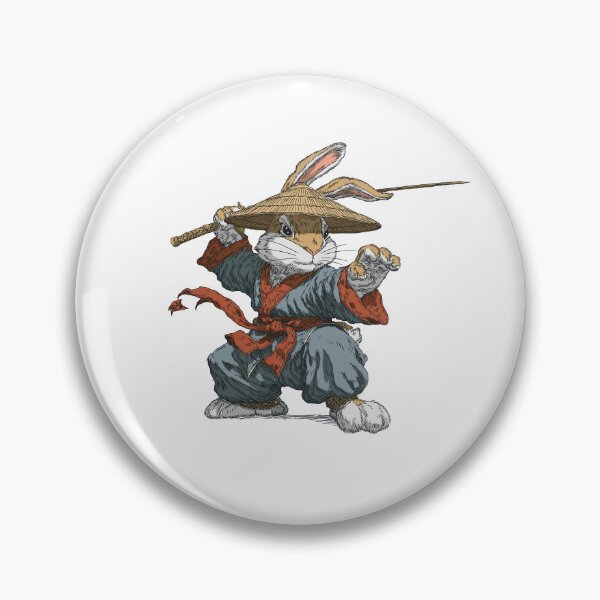 Item preview, Kung Fu Bunny – Brave Martial Arts Rabbit Illustration designed and sold by DTDSEverything.