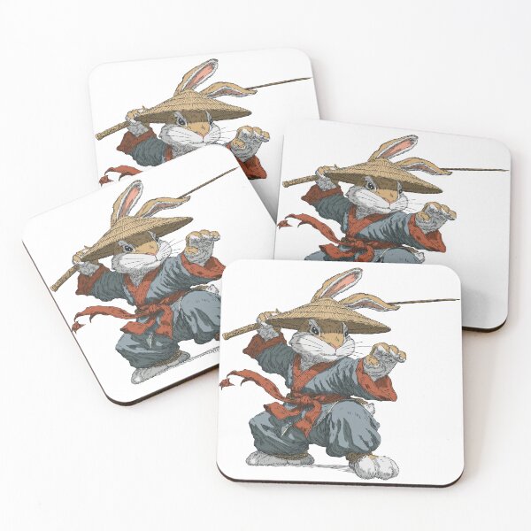 Item preview, Kung Fu Bunny – Brave Martial Arts Rabbit Illustration designed and sold by DTDSEverything.