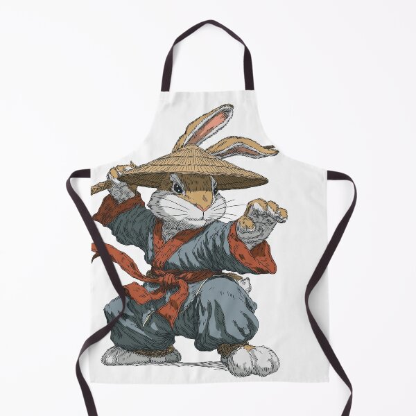 Item preview, Kung Fu Bunny – Brave Martial Arts Rabbit Illustration designed and sold by DTDSEverything.