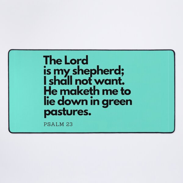 Item preview, Bible Quotes: The Lord is my shepherd Inspirational Quotes, Daily Quotes  designed and sold by Animals, Nature & Landscapes.