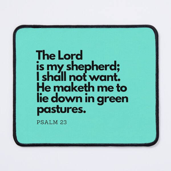 Item preview, Bible Quotes: The Lord is my shepherd Inspirational Quotes, Daily Quotes  designed and sold by Animals, Nature & Landscapes.