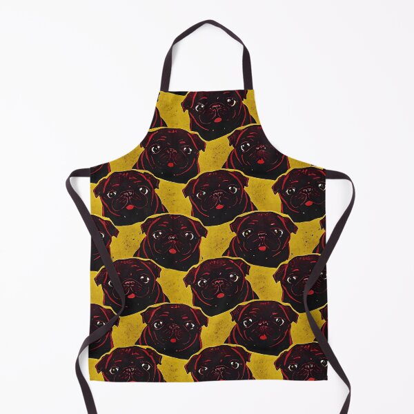 Item preview, Playful Pug Faces Pattern designed and sold by dreampik.