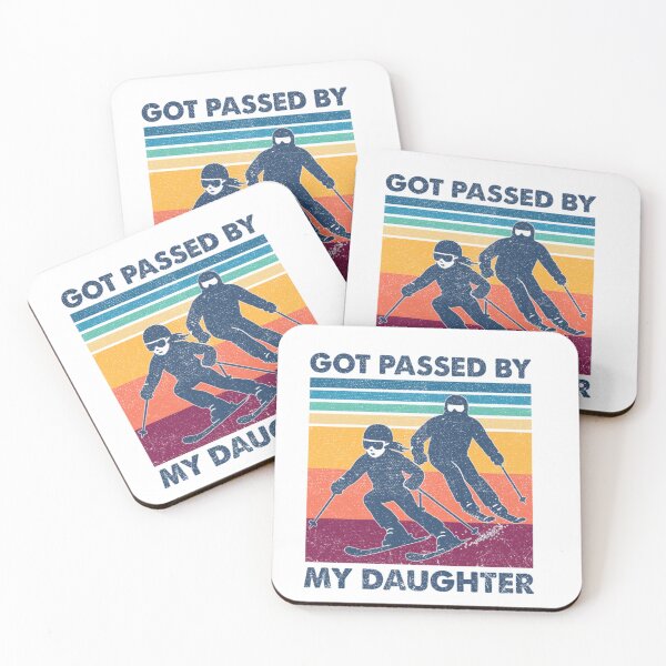 Item preview, Got Passed By My Daughter Funny Skiing Dad Retro Art designed and sold by LakenDraphil.