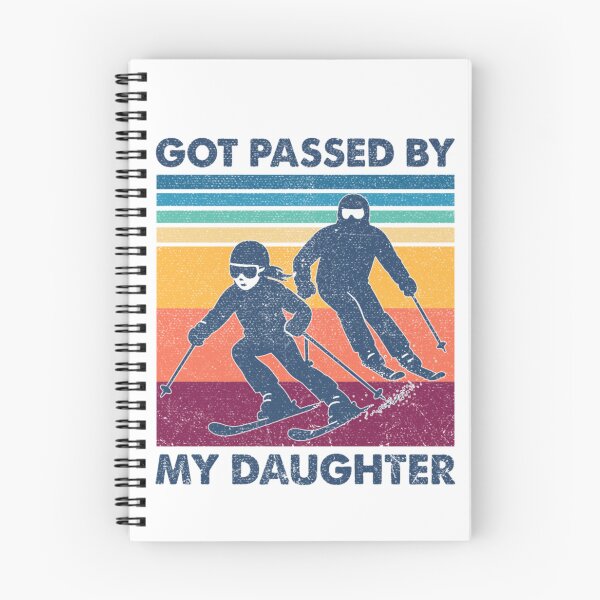 Item preview, Got Passed By My Daughter Funny Skiing Dad Retro Art designed and sold by LakenDraphil.