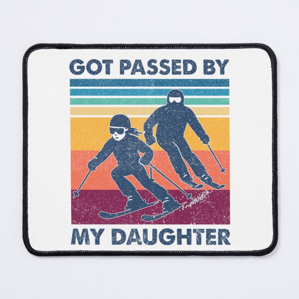 Item preview, Got Passed By My Daughter Funny Skiing Dad Retro Art designed and sold by LakenDraphil.