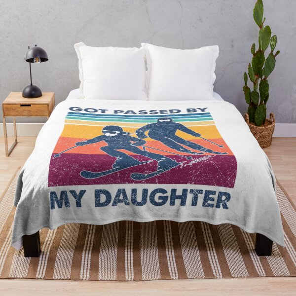 Item preview, Got Passed By My Daughter Funny Skiing Dad Retro Art designed and sold by LakenDraphil.