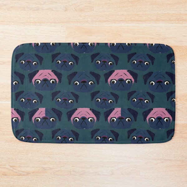 Item preview, Playful Pug Faces Pattern designed and sold by dreampik.