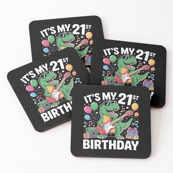 Item preview, Kids It's My 21st Birthday T-Rex 21 Year old Birthday  designed and sold by NeomiStoreSS.