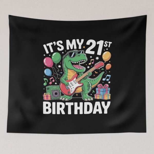 Item preview, Kids It's My 21st Birthday T-Rex 21 Year old Birthday  designed and sold by NeomiStoreSS.