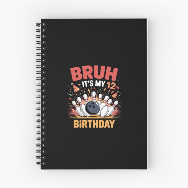 Item preview, Bruh It's My 12th Birthday Boy 12 Year Old Bowling Party  designed and sold by EllinoKlemo.