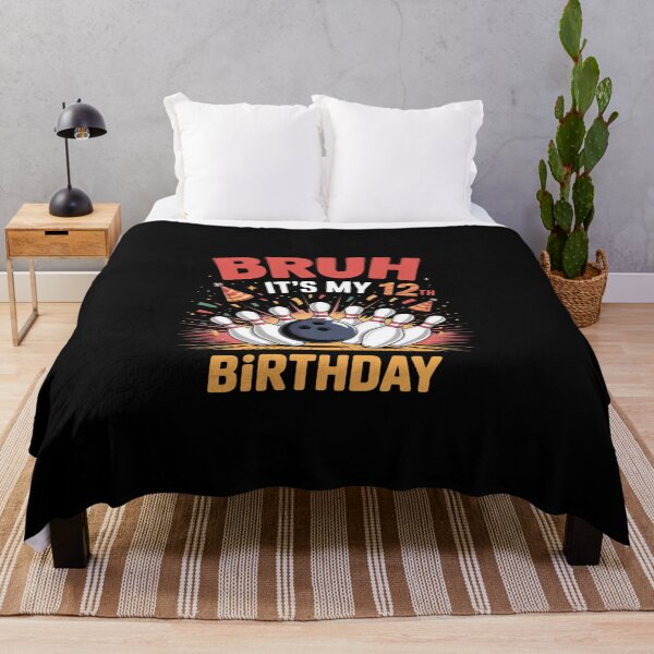 Item preview, Bruh It's My 12th Birthday Boy 12 Year Old Bowling Party  designed and sold by EllinoKlemo.