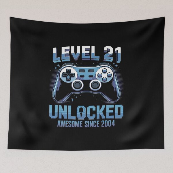 Item preview, Level 21 Unlocked 21 Year Old Boys 21st Birthday Boy  designed and sold by NeomiStoreSS.