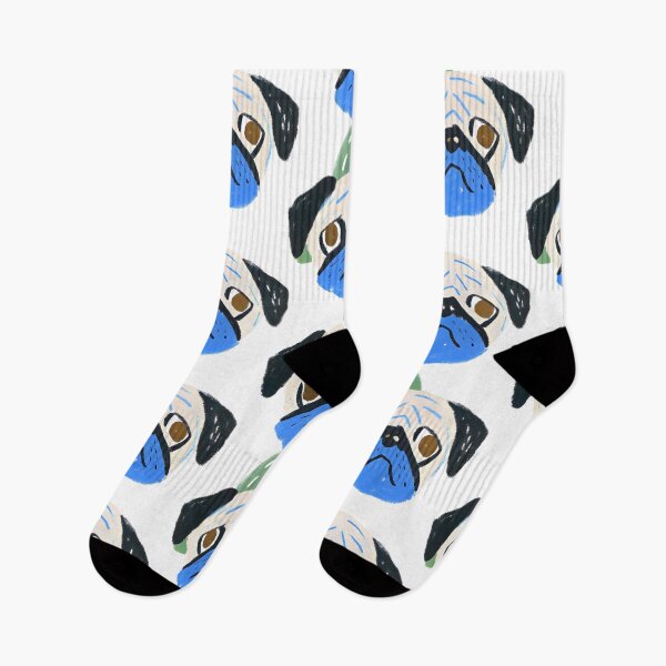 Item preview, Playful Pug Faces Pattern designed and sold by dreampik.