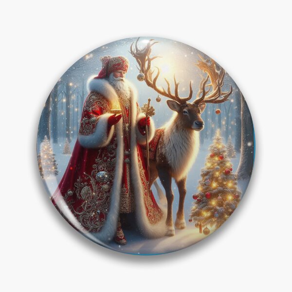 Item preview, Father Frost and Reindeer – Christmas Light Magic designed and sold by AmetistLight.