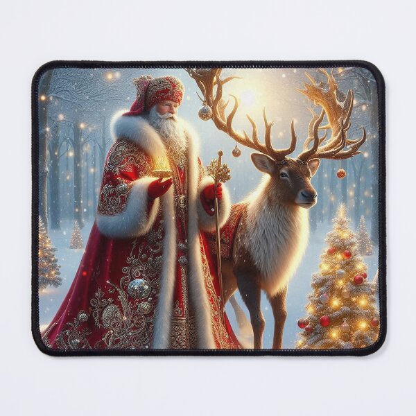 Item preview, Father Frost and Reindeer – Christmas Light Magic designed and sold by AmetistLight.