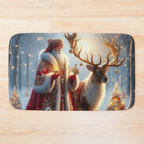 Item preview, Father Frost and Reindeer – Christmas Light Magic designed and sold by AmetistLight.