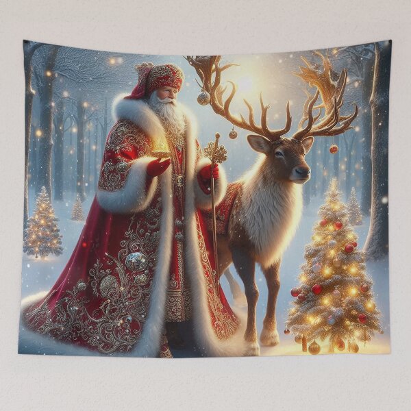 Item preview, Father Frost and Reindeer – Christmas Light Magic designed and sold by AmetistLight.