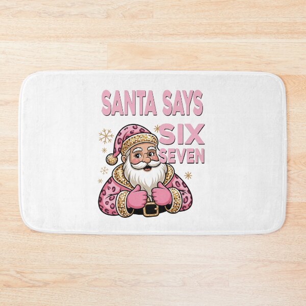 Item preview, Funny Pink Santa Says Six Seven Christmas 67 Meme Xmas Girls designed and sold by ZANNIX.
