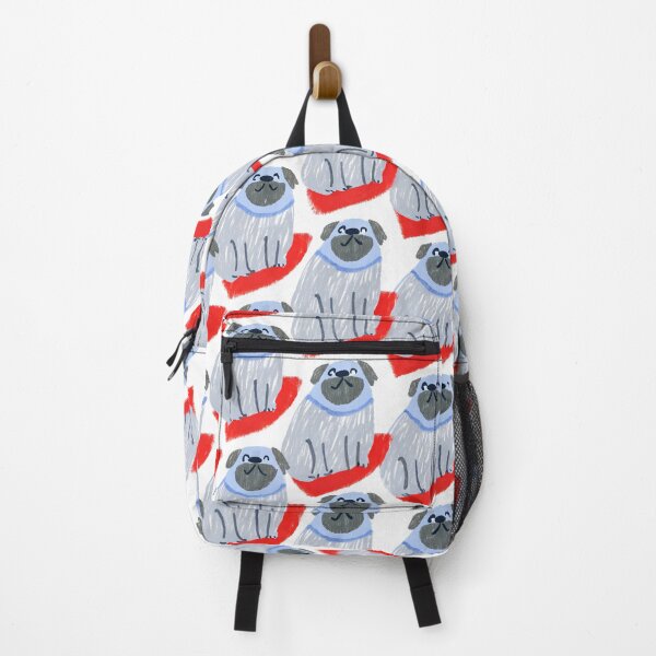 Item preview, Playful Pug Faces Pattern designed and sold by dreampik.
