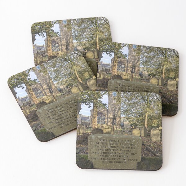 Item preview, Haworth Church and the Bronte Gate in Autumn - Bronte sisters - Yorkshire designed and sold by CLHawley.