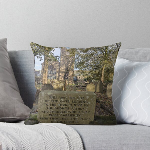 Item preview, Haworth Church and the Bronte Gate in Autumn - Bronte sisters - Yorkshire designed and sold by CLHawley.
