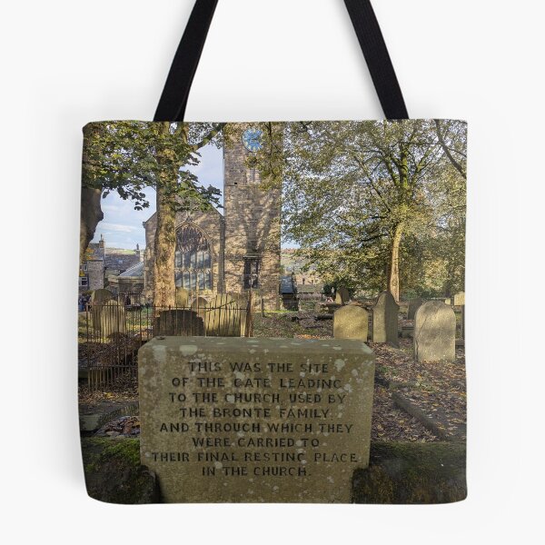 Item preview, Haworth Church and the Bronte Gate in Autumn - Bronte sisters - Yorkshire designed and sold by CLHawley.