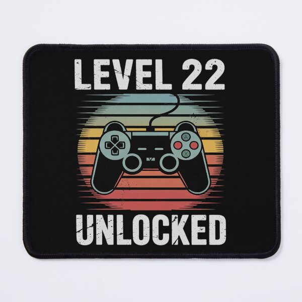 Item preview, Level 22 Unlocked Video Gamer 22nd Birthday designed and sold by NeomiStoreSS.