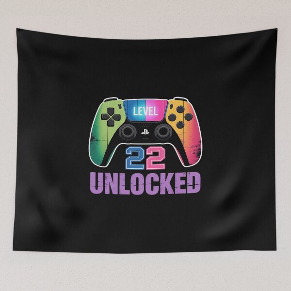 Item preview, Level 22 Unlocked Video Gamer 22th Birthday  designed and sold by NeomiStoreSS.