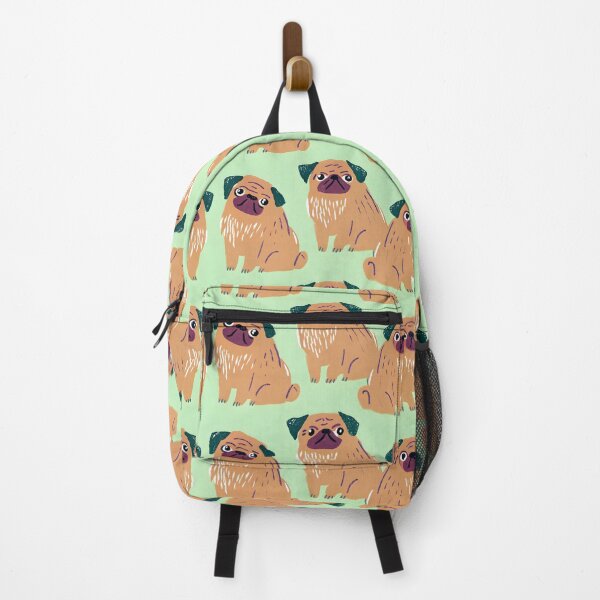 Item preview, Playful Pug Faces Pattern designed and sold by dreampik.