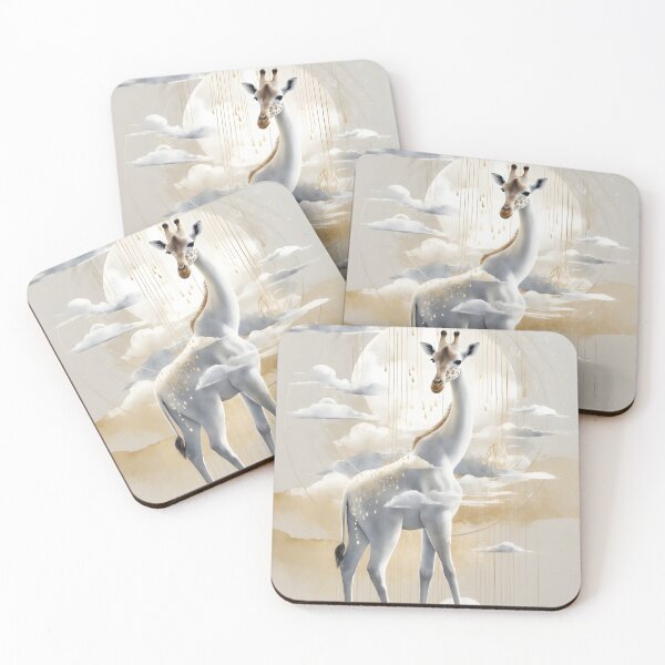Item preview, Dreamwoven Guardian Giraffe – Golden Rain of Enkai by LaLi Designs designed and sold by LaLi-Designs.