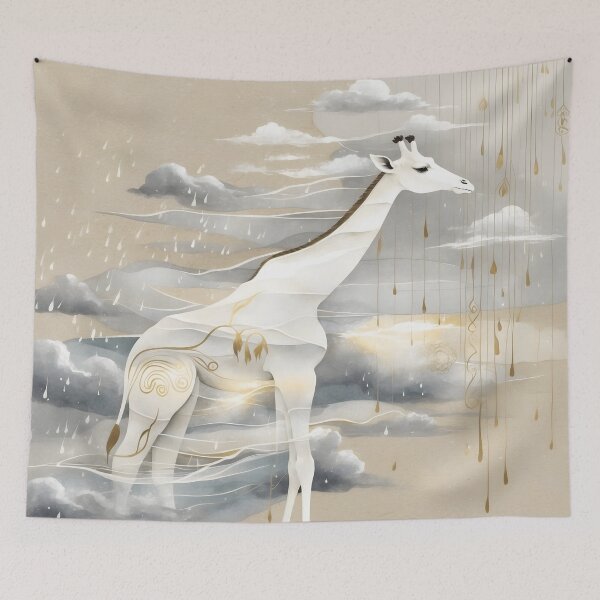 Item preview, Dreamwoven Guardian Giraffe – Golden Rain of Enkai by LaLi Designs designed and sold by LaLi-Designs.