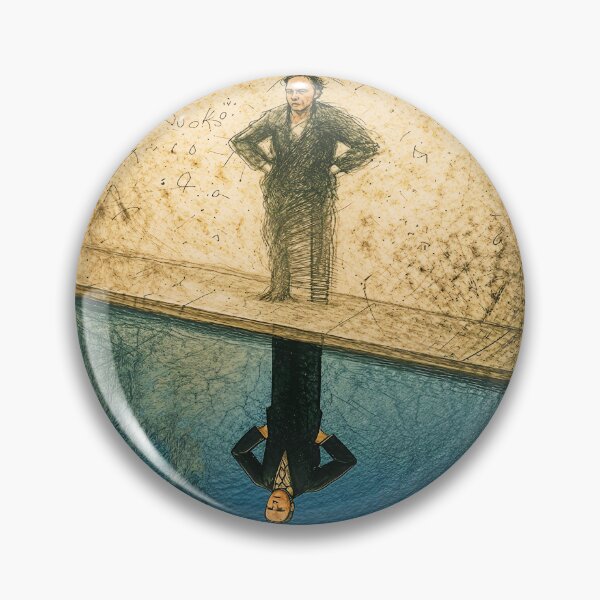 Item preview,  Guy Billout Man's Reflection designed and sold by gear-posters.