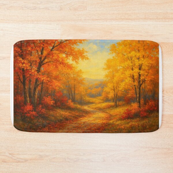 Item preview, Trilha na Floresta de Outono designed and sold by Leonornature.