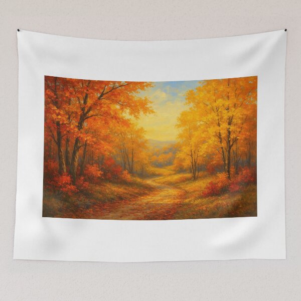 Item preview, Trilha na Floresta de Outono designed and sold by Leonornature.