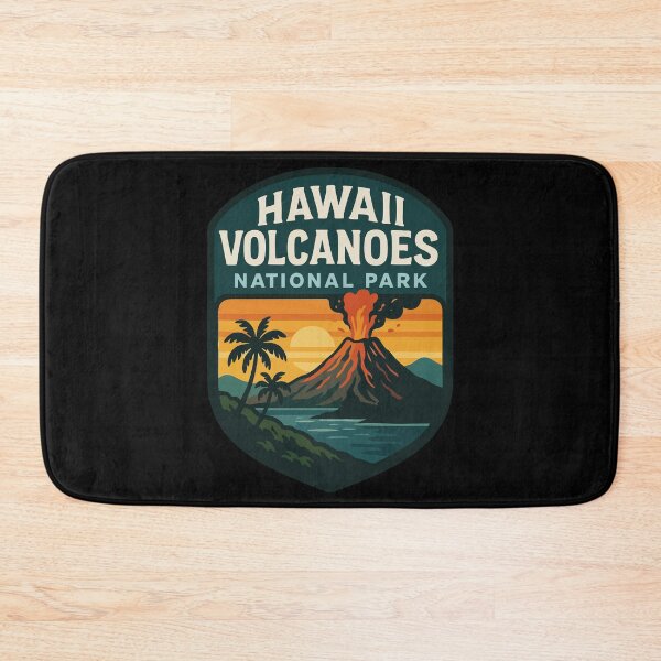 Item preview, Hawaii Volcanoes National Park Retro Travel designed and sold by TomFrontierArt.