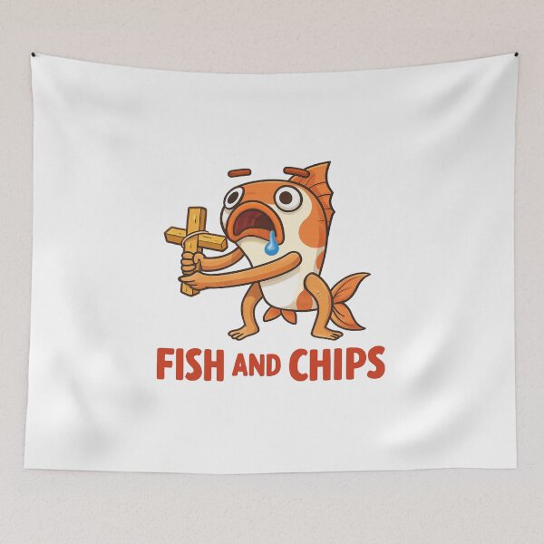 Item preview, Fish And Chips designed and sold by vectcd.