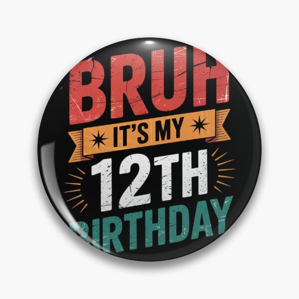 Artikelvorschau, Bruder, es ist mein 12. Geburtstag. Ich bin 12 Jahre alt. Geburtstag 12 entworfen und verkauft von KonstanKoraner.