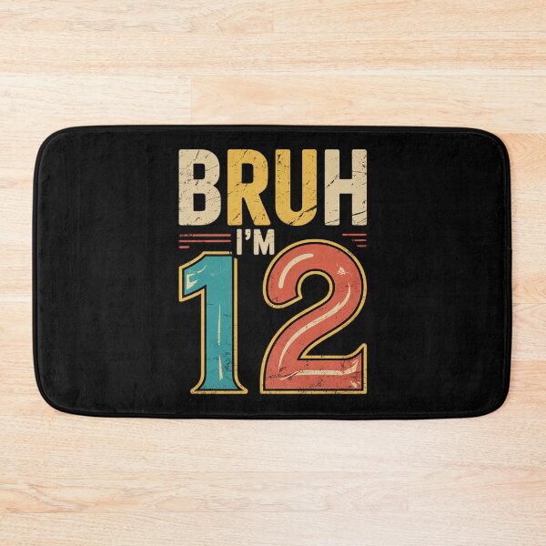 Item preview, Bruh It's My 12th Birthday I'm 12 Years Old Birthday Present  designed and sold by KonstanKoraner.