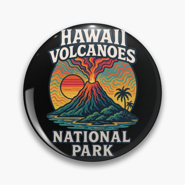 Artikelvorschau, Hawaii Volcanoes National Park Trippy Travel entworfen und verkauft von TomFrontierArt.