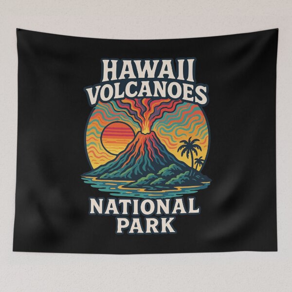 Item preview, Hawaii Volcanoes National Park Trippy Travel designed and sold by TomFrontierArt.