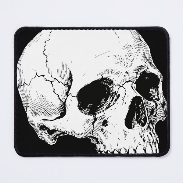 Item preview, Skull Head Drawing designed and sold by deathanarchy.
