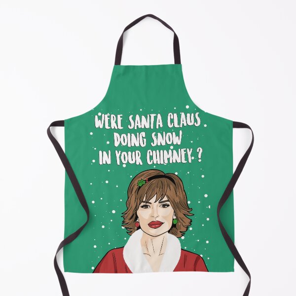 Item preview, Lisa Rinna - Were Santa Claus Doing Snow In Your Chimney ? - Real Housewives of Beverly Hills Christmas Card RHOBH designed and sold by PopShopDesignFR.