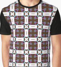 rectangles square retro seamless colorful repeat pattern Graphic T-Shirt