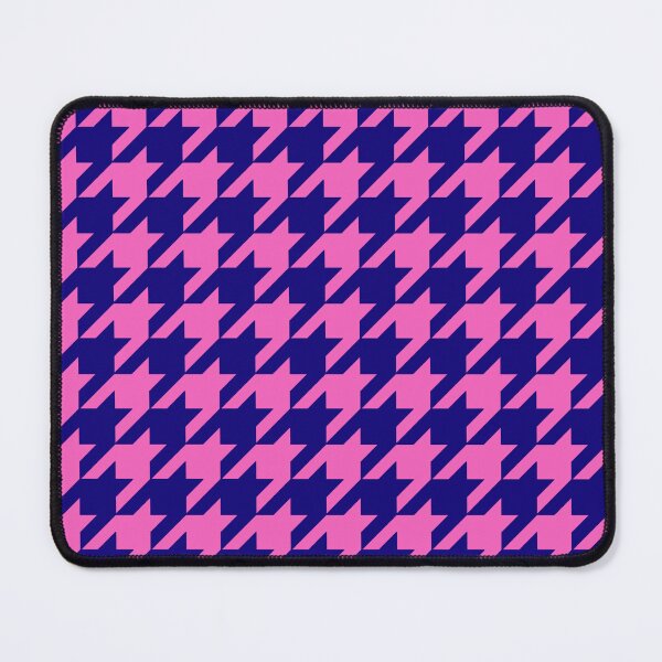 Item preview, Pink Blue Houndstooth Check Pattern Design designed and sold by PatternTitan.